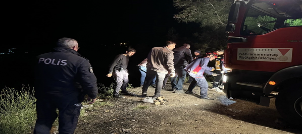 Kahramanmaraş'ta otomobil baraj gölüne düştü: 1 ölü 1 yaralı 
