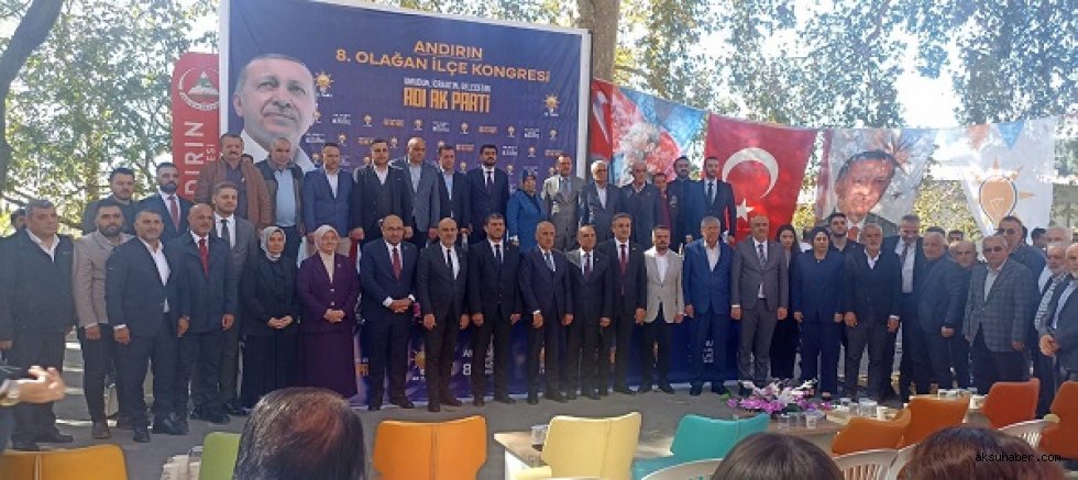 AK PARTİ ANDIRIN İLÇE KONGRESİ'NDE ABDULKADİR KAYIRAN, GÜVEN TAZELEDİ