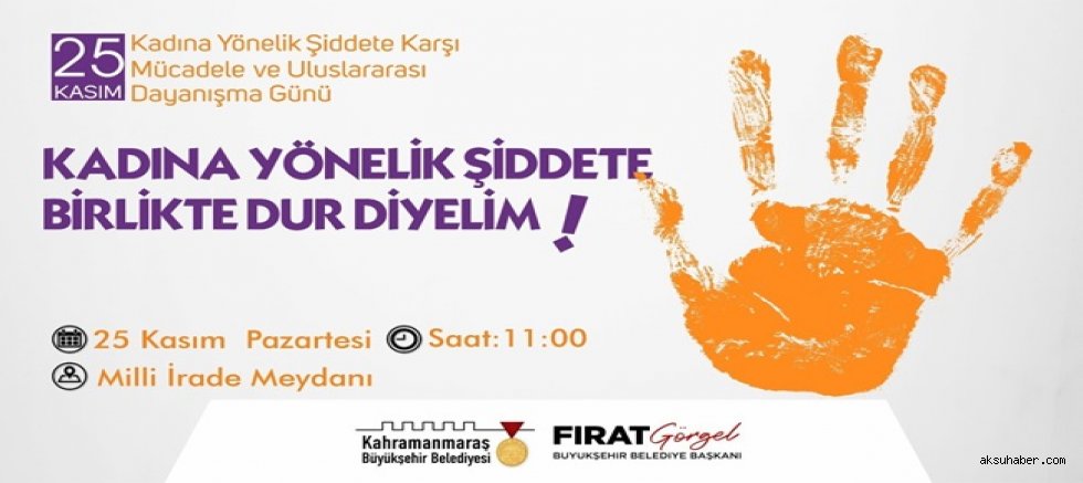 Kadına Şiddete Karşı Hep Birlikte Güçlü Bir Ses Olalım!