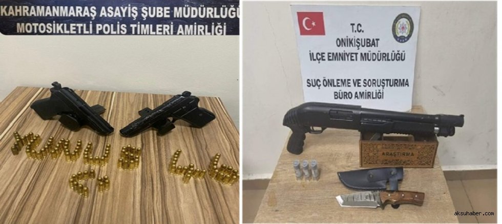 Kahramanmaraş Emniyeti’nden Suç ve Suçlulara Yönelik Operasyon: 88 Gözaltı, 50 Tutuklama