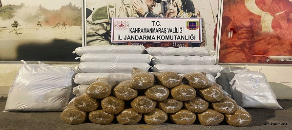 Pazarcık'ta 6 Ton Kaçak  Tütün Ele Geçirildi 