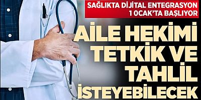 Aile Hekimleri Artık Hastanelerden Tetkik İsteyebilecek