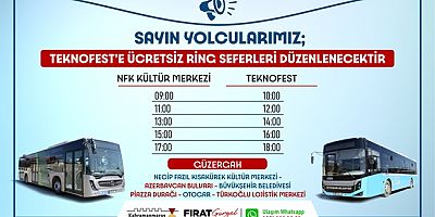 Büyükşehir’den TEKNOFEST’e Ücretsiz Ring Seferi