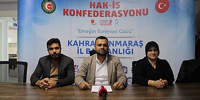 HAK-İŞ Konfederasyonu, Kadına Yönelik Şiddete Karşı Basın Açıklamasıyla Sesini Yükseltti