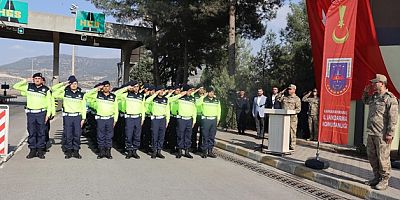 Kahramanmaraş Otoyol Jandarma Komutanlığı, TAG Otoyolunu Teslim Aldı