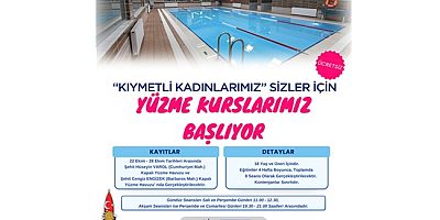 Onikişubat Belediyesi’nden kadınlara yönelik ücretsiz yüzme kursu