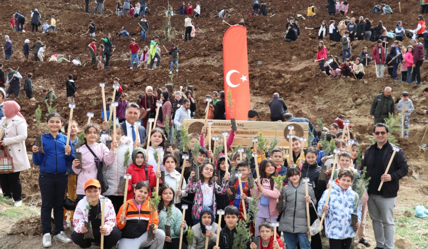 Kahramanmaraş İl Milli Eğitim Müdürlüğü ve Orman Bölge Müdürlüğü işbirliğiyle,