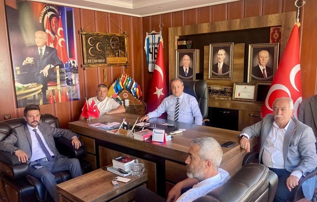 MHP İl Başkanı Demiröz’den Afşin Teşkilatına Ziyaret Parti içi istişareler