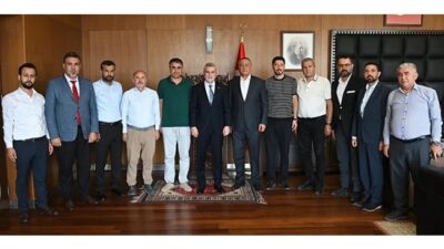 Kahramanmaraş Müteahhitler Birliği’nden Başkan Görgel’e Ziyaret Kahramanmaraş Müteahhitler Birliği’nin 7.