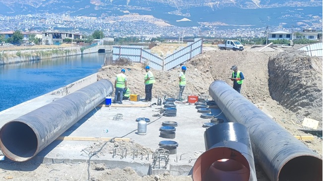 Ayvalı Barajı Terfi Hattı Çalışmaları Hızla Devam Ediyor KASKİ’den Su
