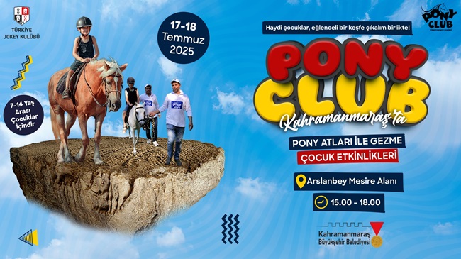 Büyükşehir’den Çocuklara Yaz Tatili Sürprizi; Pony’lerle Dolu İki Gün! Büyükşehir