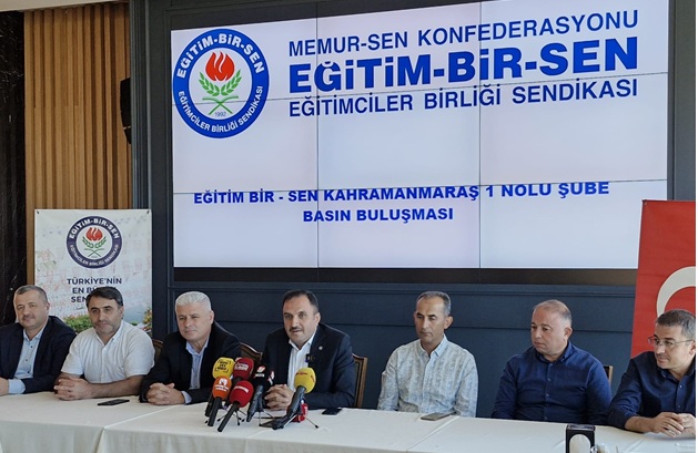 EĞİTİM-BİR-SEN KAHRAMANMARAŞ 1 NOLU ŞUBE BASIN TOPLANTISI  YENİ EĞİTİM-ÖĞRETİM YILINDA