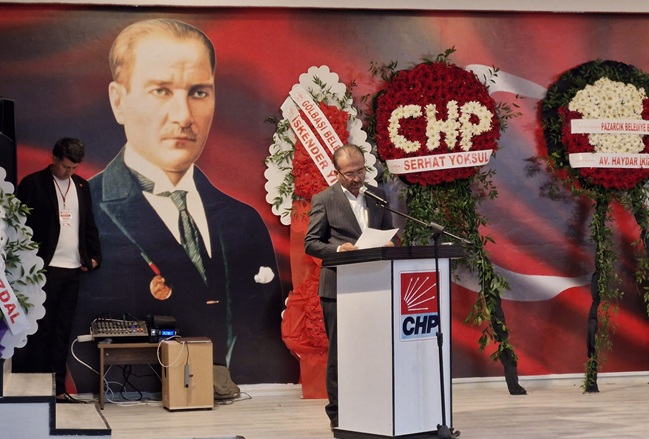 CHP Pazarcık İlçe Kongresi’nde Bayram Kunduru Yeniden Başkan Seçildi Cumhuriyet