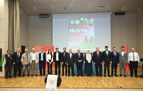 “Filistin Dünyanın Neresinde?” Konferansı KSÜ’de Gerçekleştirildi Kahramanmaraş Sütçü İmam Üniversitesinde