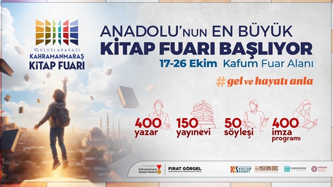Şiir ve Edebiyatın Başkentinde Kitap Şöleni Başlıyor Kahramanmaraş Büyükşehir Belediyesi
