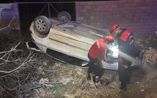Kahramanmaraş’ta otomobil takla attı: 4 yaralı Kahramanmaraş’ta otomobilin takla atması