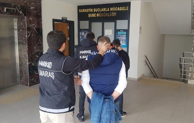 Kahramanmaraş’ta Narkotik ve KOM Operasyonu Kahramanmaraş Narkotik Suçlarla Mücadele Şube
