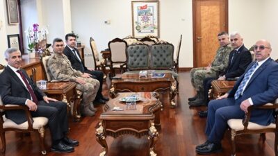 Kahramanmaraş İl Protokolünden KSÜ Rektörü Prof. Dr. Mahmut Ak’a Hayırlı