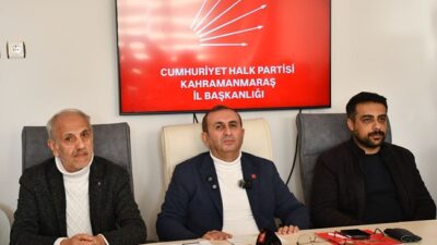 CHP Kahramanmaraş İl Başkanı Ünal Ateş’ten Sert Çıkış “Bu, Seçmenin