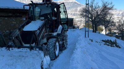 Onikişubat Belediyesi’nden kırsalda kesintisiz ulaşım için 7/24 karla mücadele Onikişubat