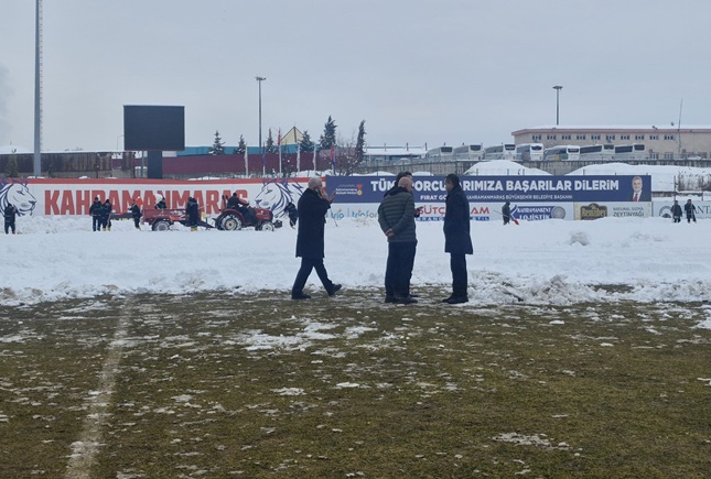 İstiklalspor – 1461 Trabzon FK Ertelendi Kahramanmaraş’ta etkili olan yoğun