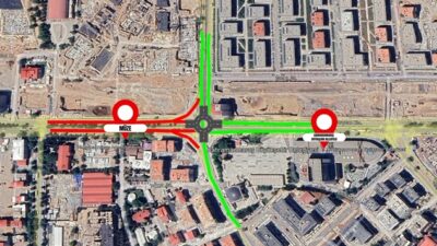 Sürücülerin Dikkatine! Büyükşehir Belediyesi, Azerbaycan Bulvarı’nda gerçekleştirilecek peyzaj çalışmaları nedeniyle
