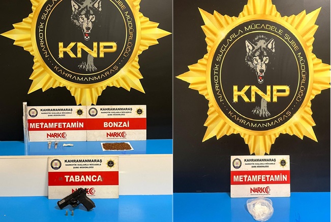 Kahramanmaraş’ta Narkotik Operasyonu: Uyuşturucu ve