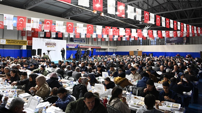 Büyükşehir Belediyesinin düzenlediği “İlçemde İftar Var” programının bu yılki ilk