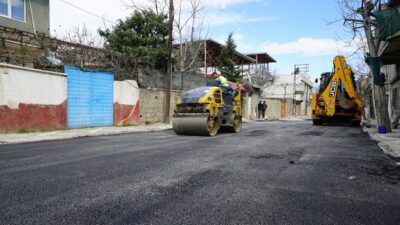 Dulkadiroğlu’nda Yollar Yenileniyor KASKİ, Dulkadiroğlu Namık Kemal Mahallesi 49023. Sokakta