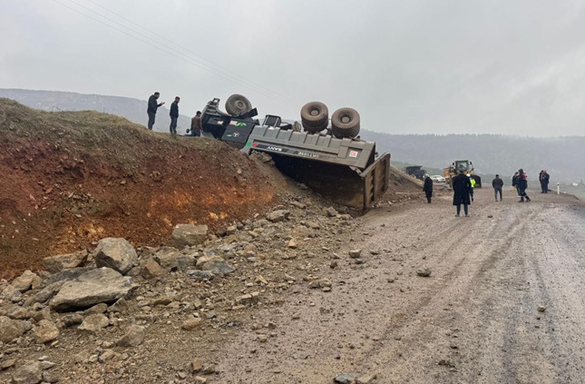 Kahramanmaraş’ta Taş Ocağında Feci Kaza: Kamyon Devrildi, 1 Ölü Kahramanmaraş’ın