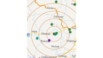 Kahramanmaraş’ta 4.7 şiddetinde deprem Kahramanmaraş’ın Elbistan ilçesinde 4.7 şiddetinde deprem