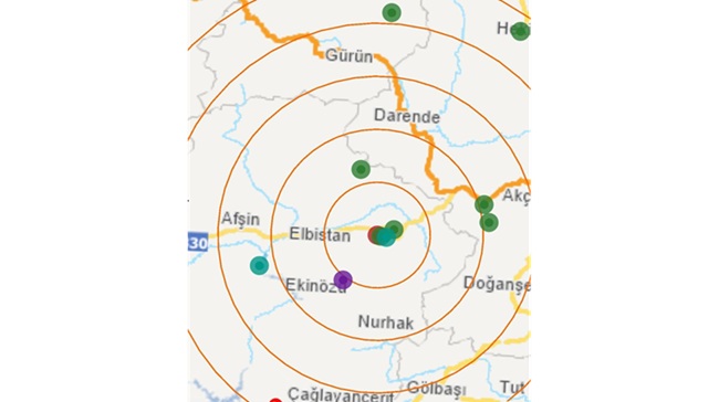 Kahramanmaraş’ta 4.7 şiddetinde deprem Kahramanmaraş’ın