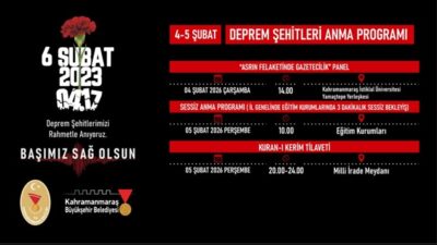 Asrın Felaketinin 3’üncü Yılında Deprem Şehitleri Çeşitli Programlarla Yad Edilecek