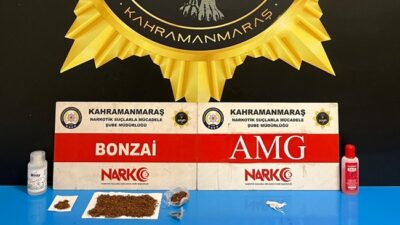 KAHRAMANMARAŞ’TA : 2 TUTUKLAMA Kahramanmaraş’ta polis ekiplerince düzenlenen uyuşturucu operasyonlarında