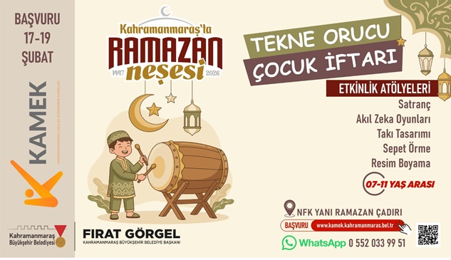 Tekne Orucu Etkinliğine Başvurular Başladı… Minikler İçin Maneviyat ve Eğlence