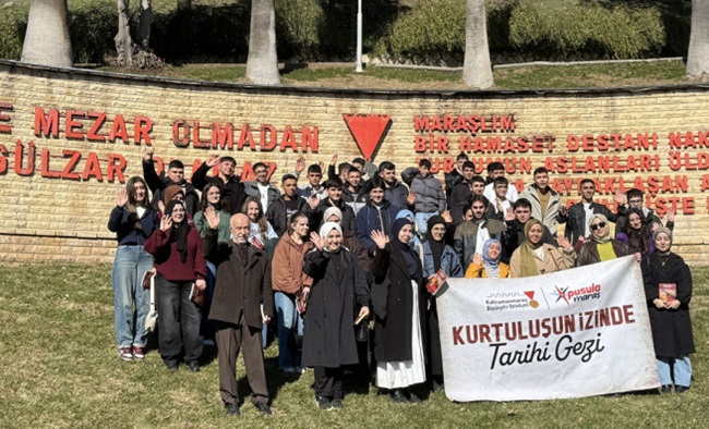 Gençler Kahramanmaraş’ın Kurtuluş İzlerini Adım
