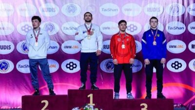 Sırbistan’ın başkenti Belgrad’da düzenlenen U23 Avrupa Güreş Şampiyonası’nda Kahramanmaraşlı milli