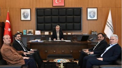 Memur-Sen Kahramanmaraş İl Başkanı Mehmet Çetin, Büyükşehir Belediye Başkanı Fırat