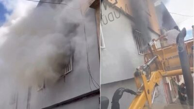 Kahramanmaraş’ın Onikişubat ilçesindeki Ertuğrul Gazi Mahallesi’nde bir evde meydana gelen