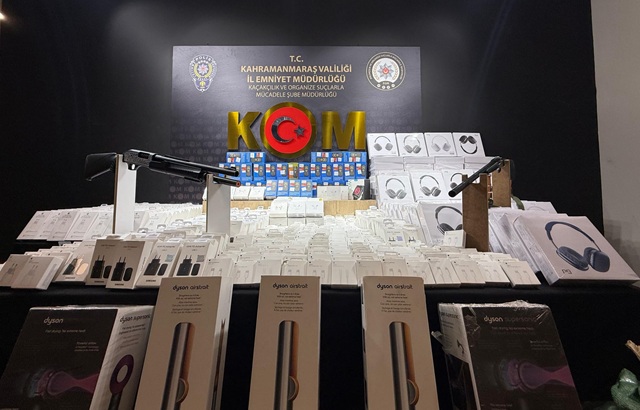 Kahramanmaraş’ta polis ekiplerince düzenlenen operasyonlarda