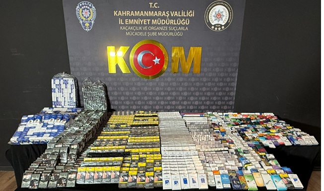 Kahramanmaraş’ta Kaçak Sigara ve Uyuşturucu Operasyonu: 1 Tutuklama Kahramanmaraş’ta polis