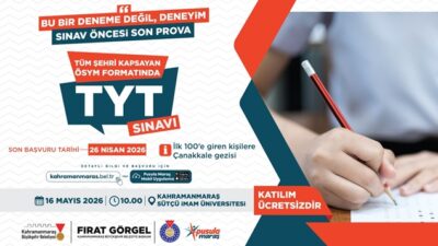 Üniversiteye Hazırlanan Gençlere Büyükşehir’den Ödüllü Deneme Sınavı Büyükşehir Belediyesinin gençlik