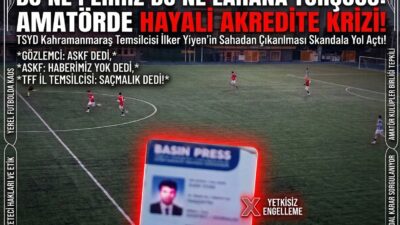 BU NE PERHİZ BU NE LAHANA TURŞUSU: AMATÖRDE “HAYALİ” AKREDİTE