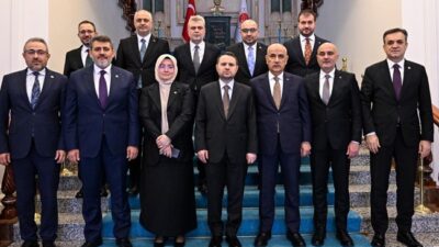 AK Parti Kahramanmaraş heyeti ile birlikte Ankara’da Adalet Bakanı Akın