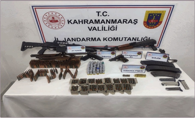 Kahramanmaraş İl Jandarma Komutanlığı’nın 2026 yılının ilk üç ayına ilişkin