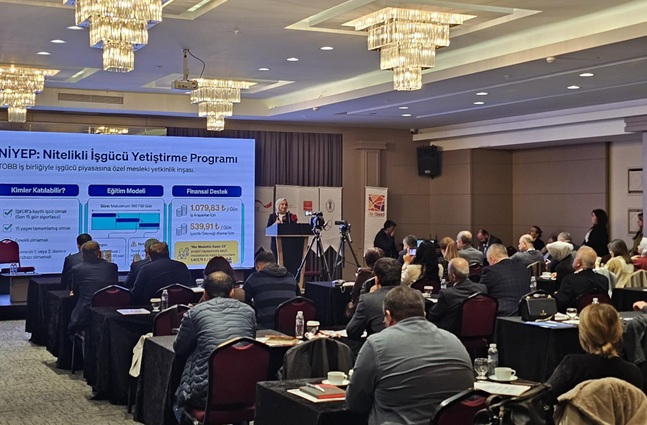 TESK-GİZ Re-Seed Kahramanmaraş Çalıştayı kapsamında düzenlenen bilgilendirme toplantısında istihdam politikaları