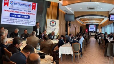 Eğitim-Bir-Sen Kahramanmaraş 1 No’lu Şube Başkanımız Mehmet Çetin, Pazarcık ilçemizde