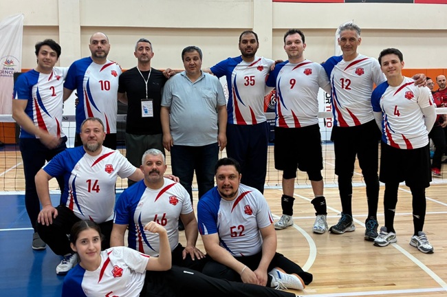 Oturarak Voleybol Süper Lig 2. Etap müsabakalarında Kahramanmaraş Büyükşehir Belediye