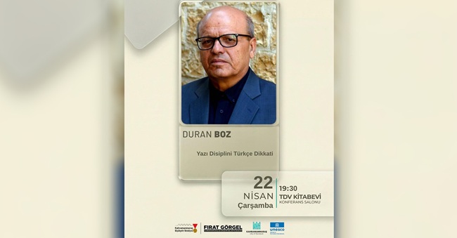 Büyükşehir Belediyesi, 22 Nisan Çarşamba günü “Yazı Disiplini ve Türkçe