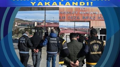 Kahramanmaraş’ta aranan şahıslara yönelik yürütülen çalışmalar kapsamında iki hükümlü yakalanarak